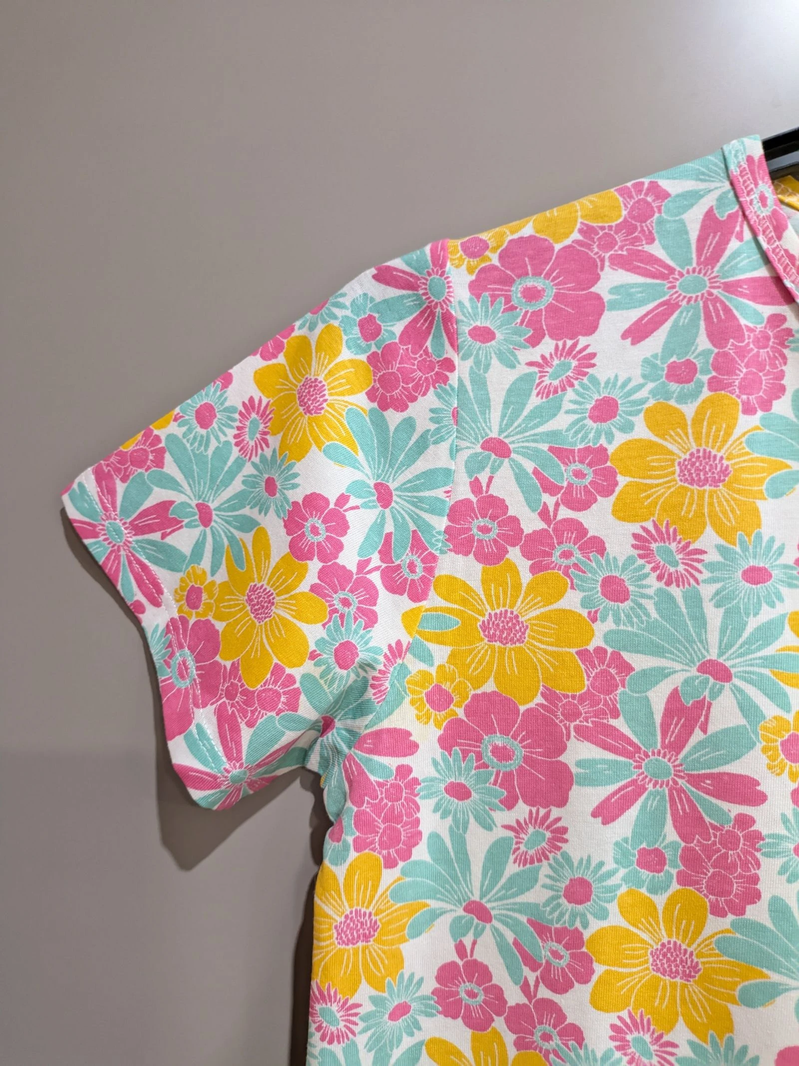 Camiseta Mango con estampado floral multicolor - Talla L – photo 3